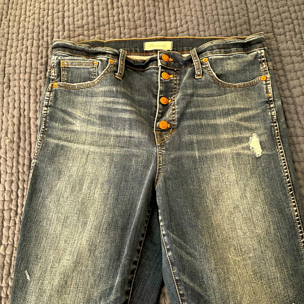 Madewell 10 Inch High Rise Skinny Size 32